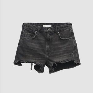 Zara jean shorts black